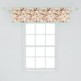 thumbnail image 2 of Ambesonne Floral Window Valance, Victorian Style Rose Flowers, 42" x 12", Champagne Multicolor, 2 of 3