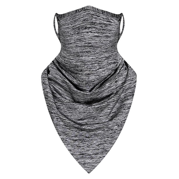 bufanda de protección solar para ciclismo Suave fresco verano deportes al aire libre ciclismo triángulo Bandana protección solar transpirable cuello elástico bufanda máscara facial Hugtrwg Para estrenar