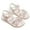 White, variant on Girls Sandals - Heart Daisy Crisscross Strap Soft Sole Summer Fashionable Western Footwear -On Beach Daily Comfortable,8-8.5 Years