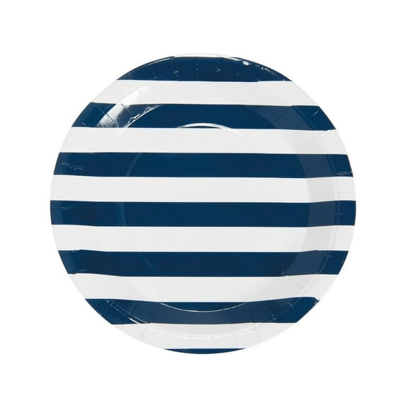 Nautical Dinner Plates (25Pc) - Party Supplies - 25 Pieces
