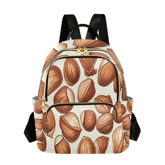 Chestnuts Nuts Travel Laptop Backpack Casual Daypack Lightweight Bookbag Compartment for Business