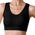 thumbnail image 4 of Sngxgn Sports Bralettes Wireless Bra Tank Top Bra Sports Bra for Women Girls(Black,XL), 4 of 4