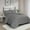 DARK GREY, variant on 3 Pieces Hartford Pintuck Comforter Set