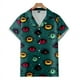 thumbnail image 2 of Blusas con estampado 3D de ojos coloridos para hombre, ropa de moda, camisas gráficas de ojos punk, blusas hawaianas Y2k de manga corta con botones para hombre, 2 of 5