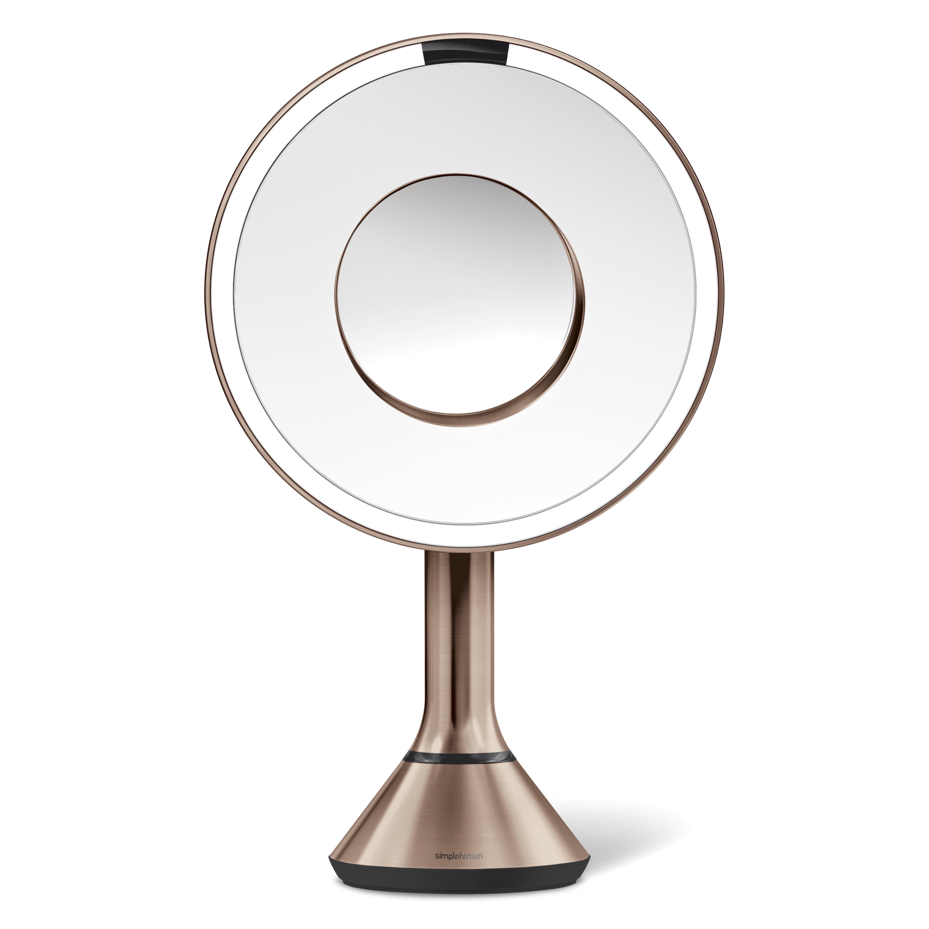 simplehuman Mini Travel Sensor Makeup Mirror, 10x Magnified, Rechargeable, Stainless Steel, Like-New - Walmart.com simplehuman Mini Travel Sensor Makeup Mirror, 10x Magnified, Rechargeable, Stainless Steel, Like-New - Walmart.com