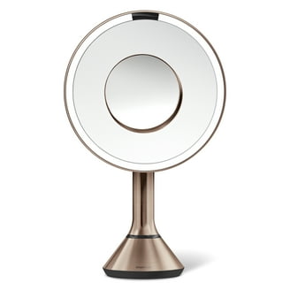 simplehuman Mini Travel Sensor Makeup Mirror, 10x Magnified