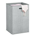 InterDesign Aldo Folding Laundry Hamper, Gray