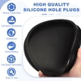 thumbnail image 3 of Tapón de Silicona en Forma de T Uxcell, Diámetro 195 mm/7.68 Pulgadas, Tapón de Silicona Impermeable Reutilizable para Sellar Agujeros Redondos en Equipos de Tuberías, Negro, 3 of 7