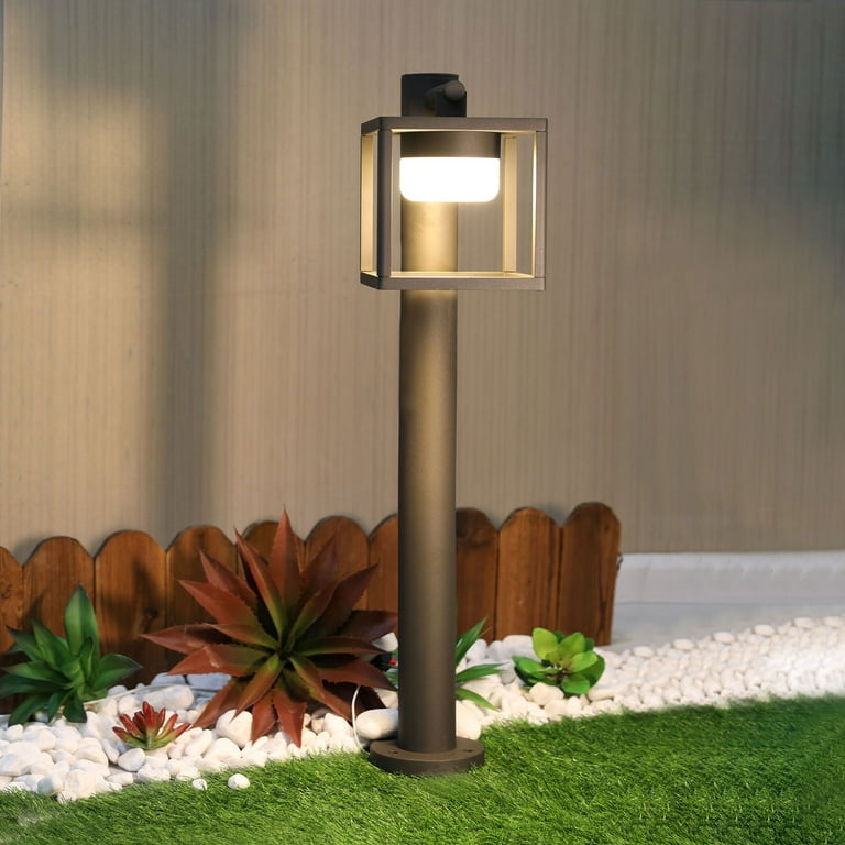 Modern Outdoor Driveway light Bollard Landscape Path Light with
