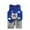 Dark Blue, variant on Ahuyic Kids Summer Casual Outfits,Boys Girls Sleeveless Two-Piece Set,Summer New Style Fashion Toddlers' Casual Sleeveless Round Neck Collared Botton Printed Short Pants Sets