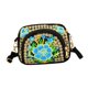 thumbnail image 4 of Bolso casual hecho a mano con estilo, monedero bordado, bandolera étnica. Azul, 4 of 9