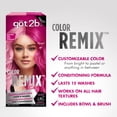 thumbnail image 2 of Got2b Color Remix, Customizable Semi-Permanent Hair Color, Shocking Pink, 2 of 6