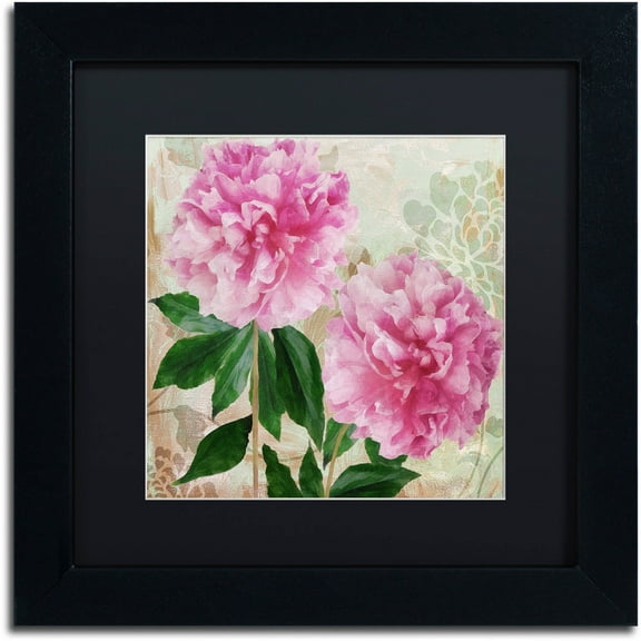 Trademark Fine Art "Sonata I" Canvas Art by Color Bakery Black Matte, Black Frame