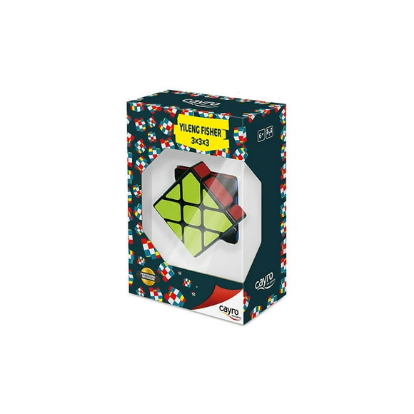 Cubo 3x3 Fisher Cayro The Games Yj8318c Multicolor Clasico Con Ejes De Movimiento Profesional Cayro The Games Cayro The Games YJ8318C
