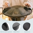 thumbnail image 3 of OUNONA 2 Pcs Castor Cups Ethereal Drum Accessories Practical Drum Accessory 7x7cm Black, 3 of 8