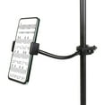 thumbnail image 1 of Soporte para micrófono y teléfono con abrazadera multiángulo, rotación de 360 degree, ajustable, 25 cm de largo, compatible con cualquier smartphone., 1 of 8