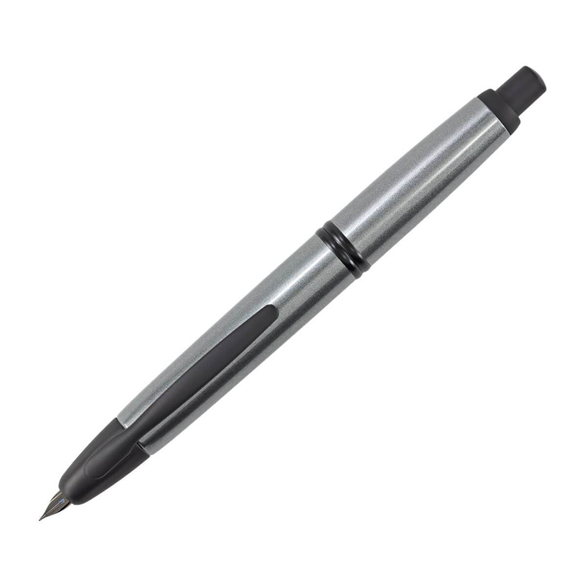 Pilot Vanishing Point Gun Metal Matte Black Fountain Pen - Medium