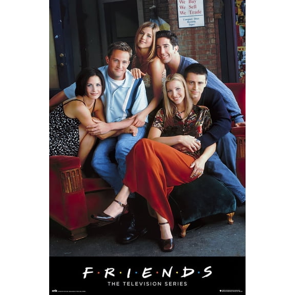 Friends - TV Show Poster / Print (Friends On Couch At Central Perk Cafe)