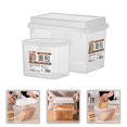 thumbnail image 2 of SHISUYAN 2pcs Transparent Bread Storage Box Bread Container Kitchen Bread Cheese Holder, 2 of 8