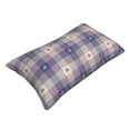 thumbnail image 3 of Kll Heart Check Plaid Pillow Covers Envelope Closure,Super Soft And Cozy Fuzzy Fleece Pillow Case Cover 16"X24", 3 of 9