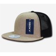 thumbnail image 1 of Decky 1138-NATBLK Jute Trucker Snapbacks - Noir Naturel, 1 of 1