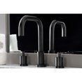thumbnail image 7 of Kingston Brass FSC8930SVL Serena Widespread Bathroom Faucet with Brass Pop-Up in Matte Black, 7 of 7