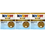 Icy Hot Lidocaine Patch Plus Menthol 5 ea (Pack of 3)