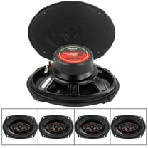 Cewin Vega 6x9 4-Way Coaxial Speaker System 440 Watts Max HED Series 4 Speakers Pack