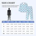 thumbnail image 4 of Fotbe Syringe And Red Cross Pijama de Hombre con Estampado de Manga Larga, Conjunto de 2 Piezas, Ropa de Dormir Suave y Cómoda con Bolsillos-XX-Large, 4 of 7