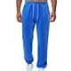 thumbnail image 2 of Ceisia Men Flannel Warm Sleep Pants Adjustable Drawstring Home Pants Casual Gift Outdoor Lounge Trousers, 2 of 9