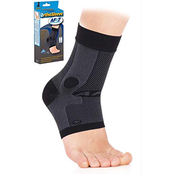 OrthoSleeve AF7 Ankle Brace (One Sleeve) for Inversion sprains, weak