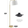 thumbnail image 5 of 62" Gold Floor Lamp for Living Rooms - Industrial Corner Nursery Girls Kid Vintage Mid- Modern Reading Light Office Antique Brass Shade Lantern, 5 of 9