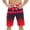 5-Red, variant on Mens Swim Trunks with Compression Liner Quick Dry Swim Shorts Swimming Trunks Stretch Bathing Suit Boardshorts Zipper Pockets Beige Vintage Stripes Large,Yellow,40
