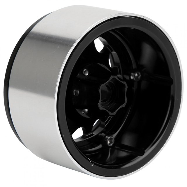 RC Roue Moyeu Télécommande CNC Usinage Métal Roue Moyeu Contrôle Voiture Taille Précise pour les Garçons en Plein Air Noir