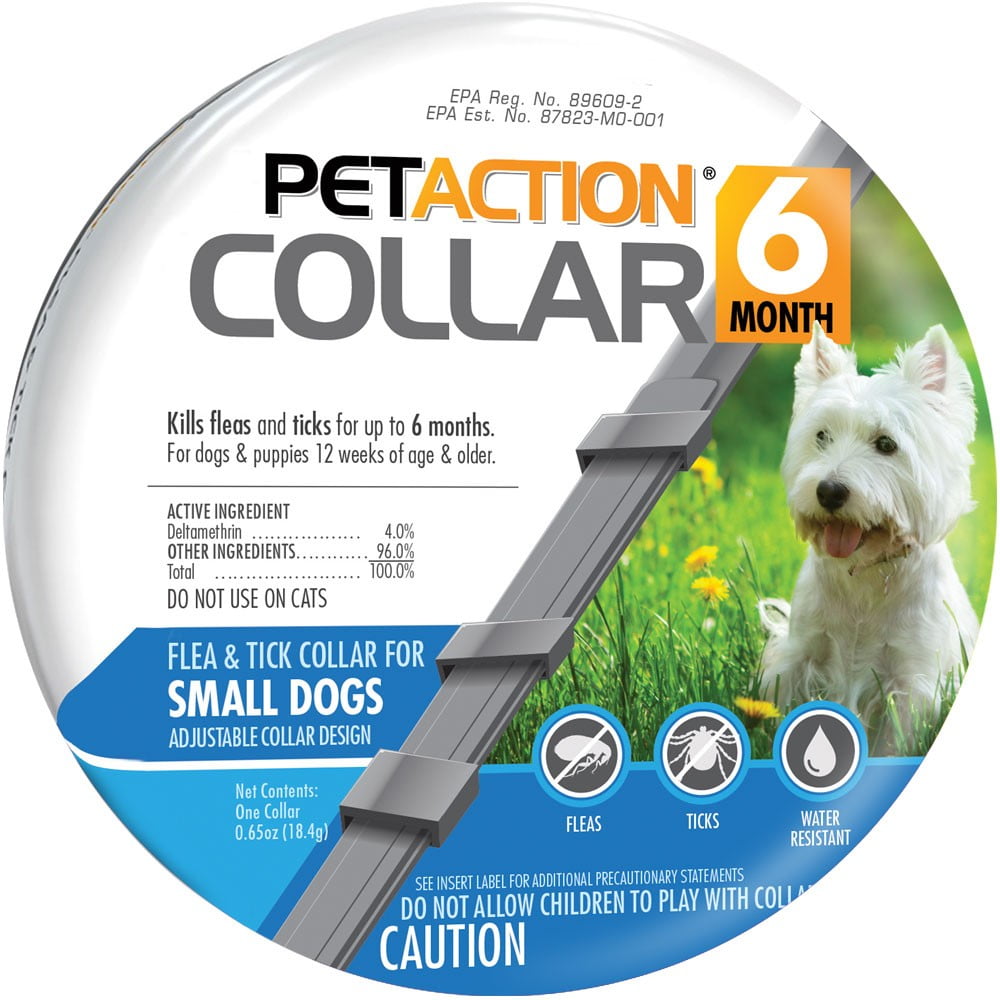 PetAction Flea & Tick Collar for Small Dogs, 6 Months Prevention