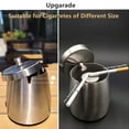 thumbnail image 4 of Grand Cendrier Coupe-Vent pour Cigarettes Cendriers Extérieurs pour Patio Beau Plateau Sans Fumée Acier Inoxydable, 4 of 5