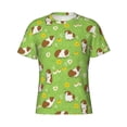 thumbnail image 3 of Naloa Guinea Pigs Men's T-Shirt Sport T-shirt Men's Basic Tee Casual Men's Shirt, Round Neck, Short Sleeves - XX-Large, 3 of 5