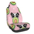 thumbnail image 1 of Wukai Panda Avocado Full Set Car Seat Covers with Soft Padding Universal Auto Front Seats Protector and Cushion Mat, 1 of 5