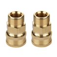 thumbnail image 1 of Conector rápido para hidrolavadora (2 piezas, M22, hembra, NPT, 3/8", antifugas), 1 of 5
