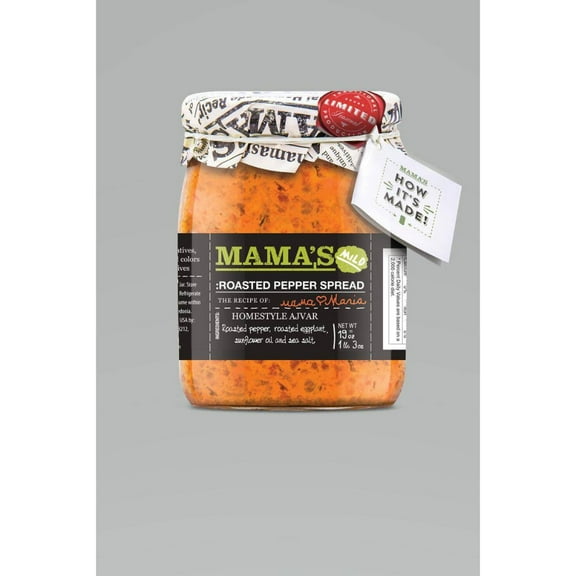 !Mama's Mild Ajvar Spread 19 Oz (539 Gr)