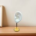 thumbnail image 2 of serony Earring Display Stand Ear Model Stud Holder with Base for Birthday Showcase White Left, 2 of 9