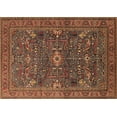 thumbnail image 1 of Ahgly Company Indoor Rectangle Oriental Brown Industrial Area Rugs, 2' x 5', 1 of 4