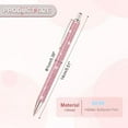 thumbnail image 4 of Topboutique Fancy Pens,10 Pcs Retractable Pens,Metal Ballpoint Pens,Glitter Ballpoint Pens,Black Ink Medium Point 1.0 mm Gift Pens for Women Teacher Writing Business Office Gift,Pink, 4 of 5
