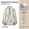 thumbnail image 4 of Big Eyes Owl Pattern Student’s Backpack Wear-Resistant, Waterproof, Adjustable Strap School Bag with Breathable Padding, Multifunctional for Sports, Camping, Travel, and Daily Use, 4 of 6