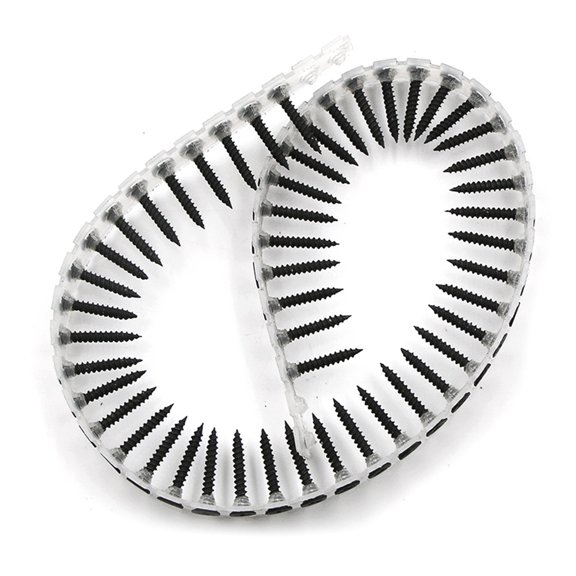 Sugeryy Screw Nail Chain with 50pcs Screws for Chain Nail Gun Woodworking Power Tool Parts Drill Attachment