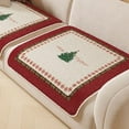 thumbnail image 5 of Hometravel Christmas Sofa and Chair Cushions, Warm Plush Fabric with Non Slip Backing, Holiday Themed Seat Covers for Living Room Furniture, 5 of 7