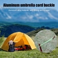 thumbnail image 3 of 12x Hebilla Cuerda Viento para Hebilla Paracord Aleación Aluminio Equipo Campamento Rojo, 3 of 9