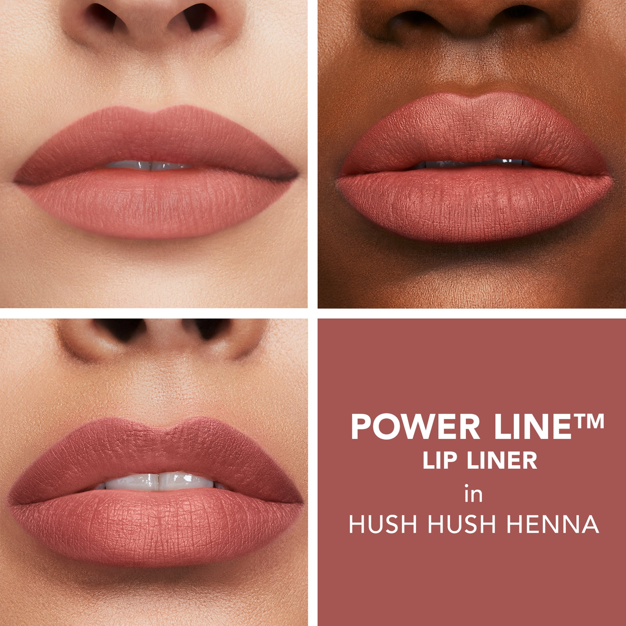 Buxom Power Line™ Plumping Lip Liner, Hush Hush Henna