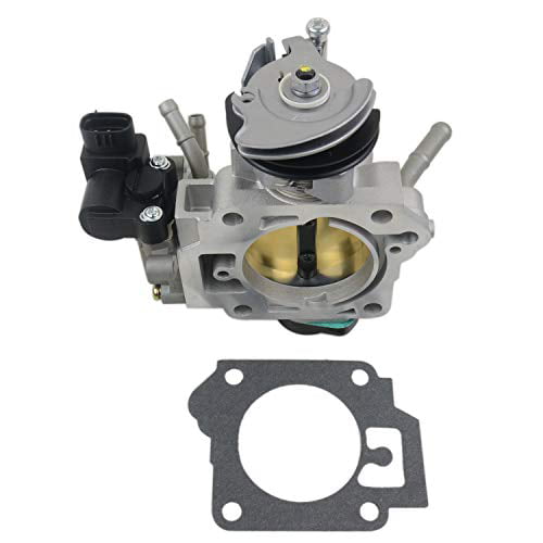 Throttle Body Assembly Fuel Injection Throttle Body Assembly Replacement for Honda Accord LX EX DX SE with 2.4L Engine 2003-2005 16400-RAA-A62 16400RAAA62 