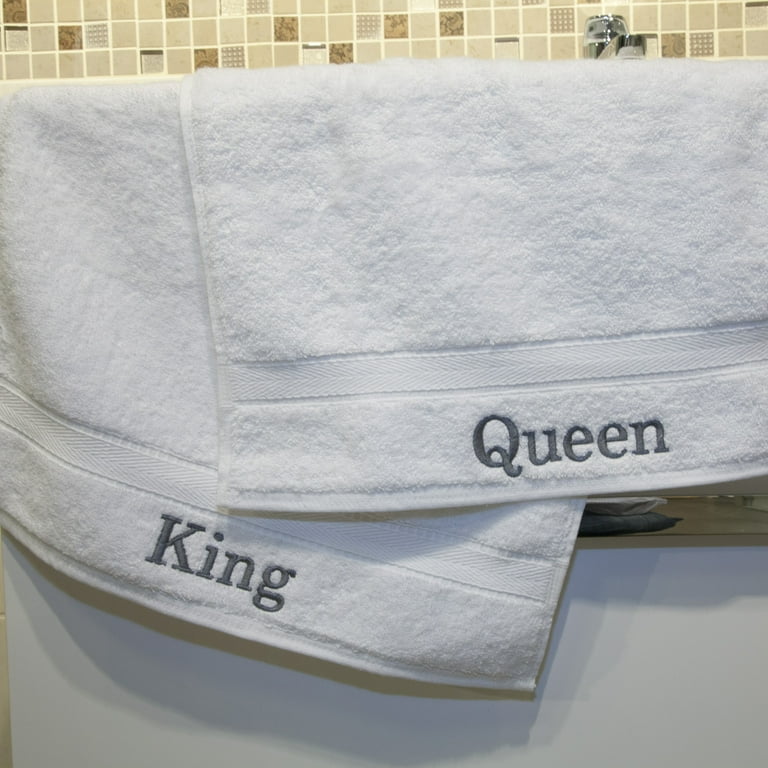 Linum Home Textiles King and Queen Hand Towels Set of 2 White One Size
